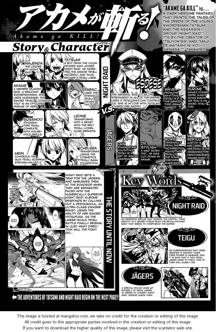 Read Akame ga Kill! en Manga Online