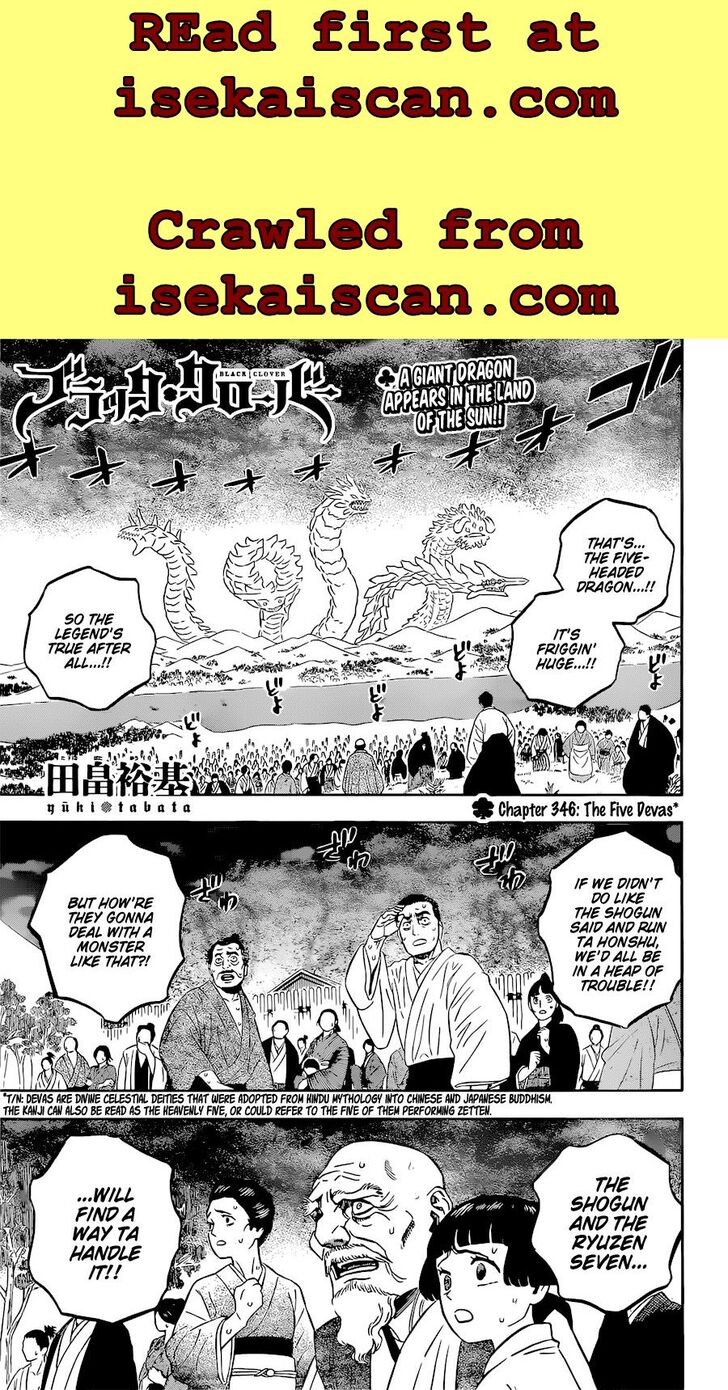 Read Black Clover en Manga Online