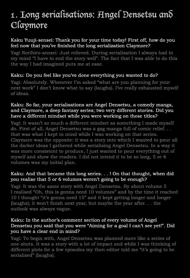 Read Claymore en Manga Online