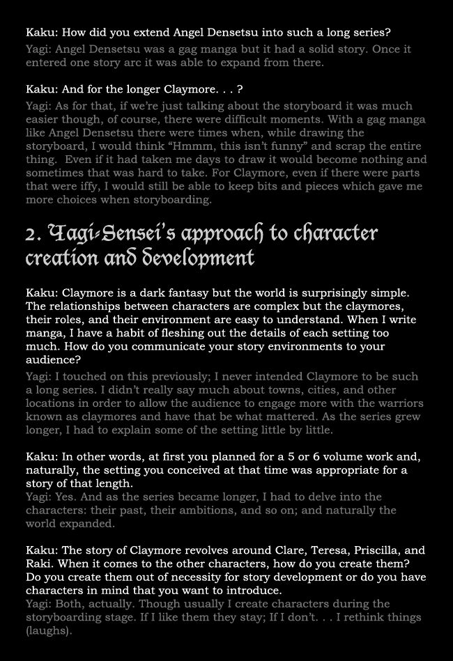 Read Claymore en Manga Online