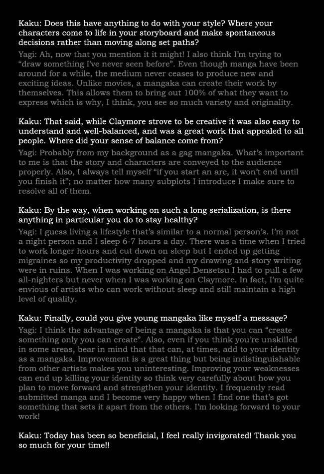 Read Claymore en Manga Online