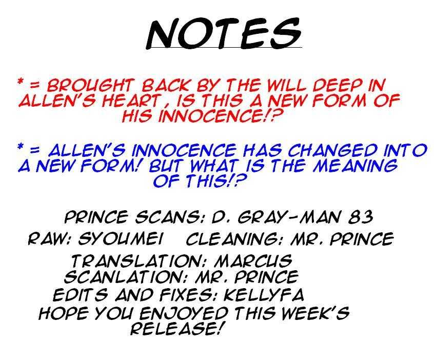 Read D.Gray-man EN Manga Online