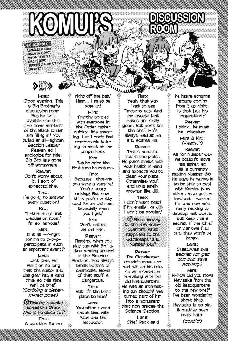 Read D.Gray-man EN Manga Online