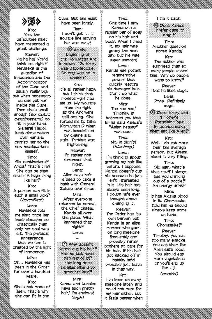 Read D.Gray-man EN Manga Online