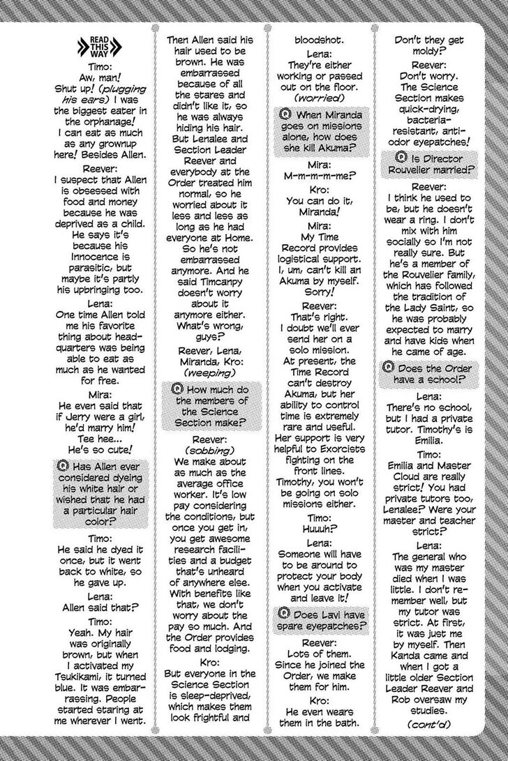 Read D.Gray-man EN Manga Online