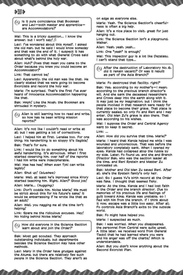 Read D.Gray-man EN Manga Online