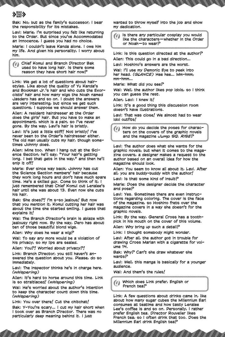 Read D.Gray-man EN Manga Online