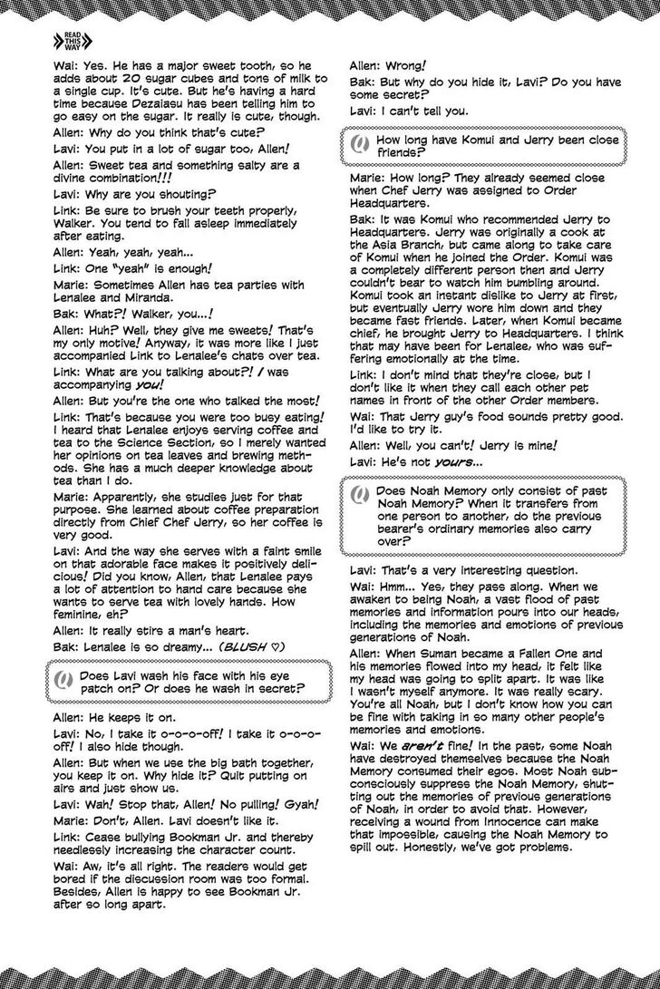 Read D.Gray-man EN Manga Online