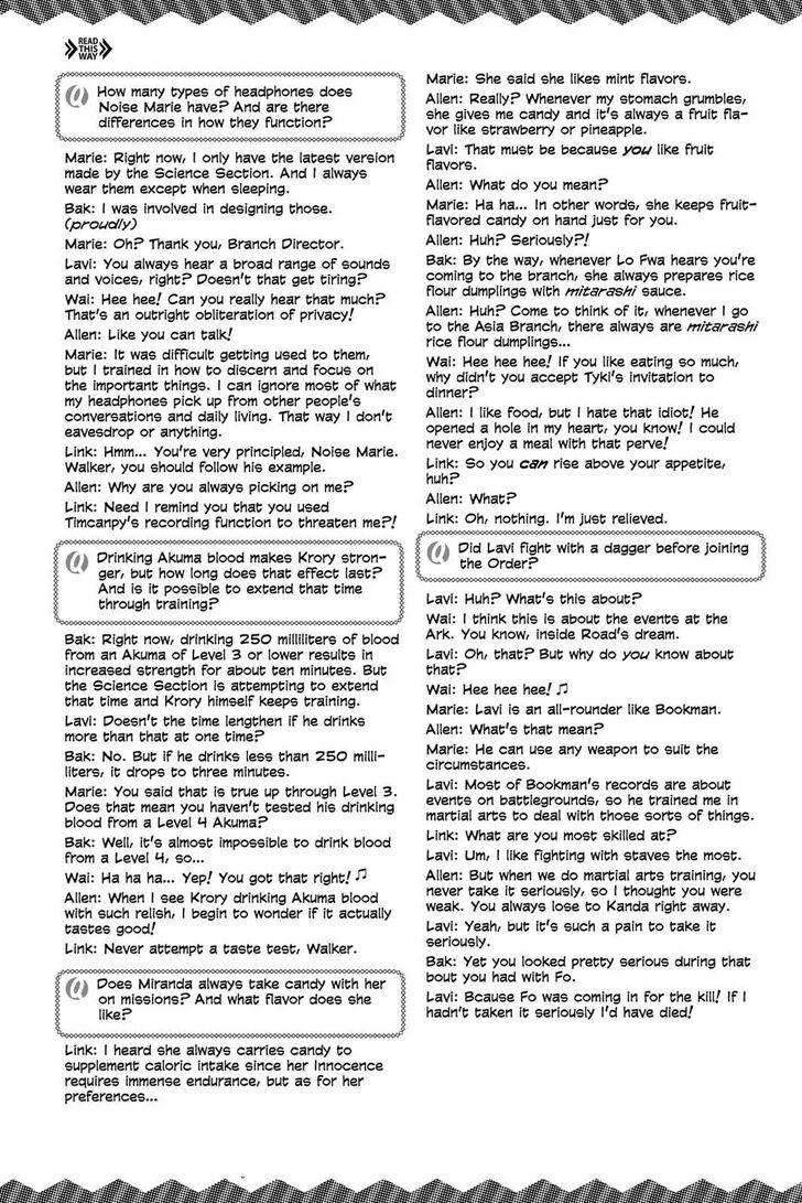 Read D.Gray-man EN Manga Online