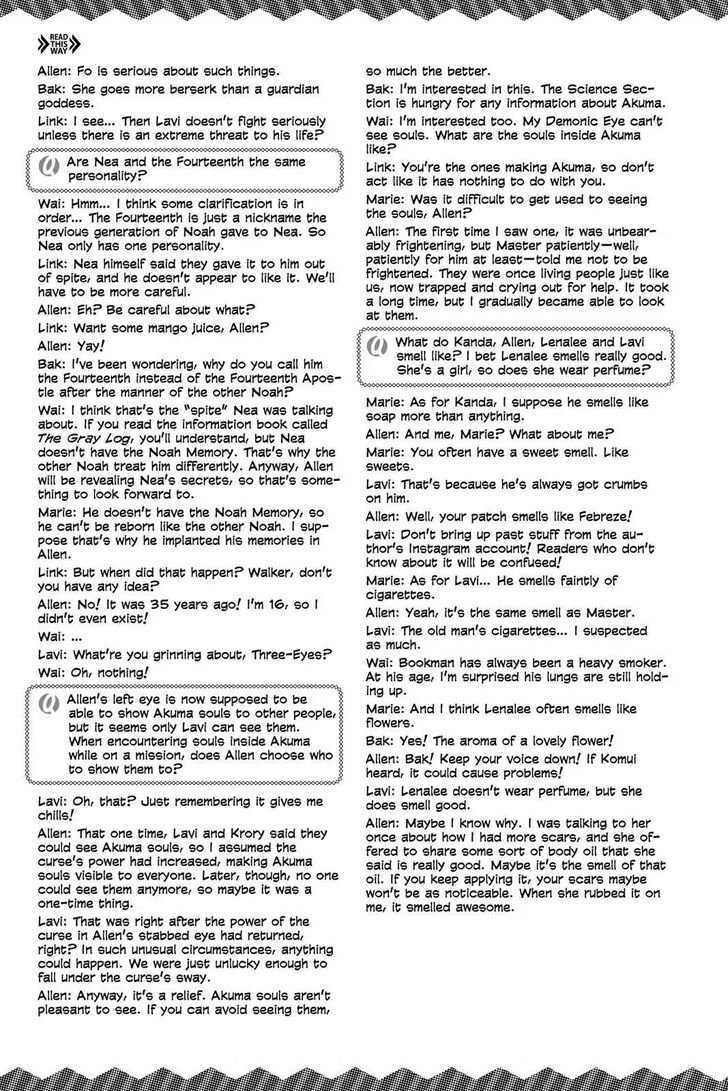 Read D.Gray-man EN Manga Online