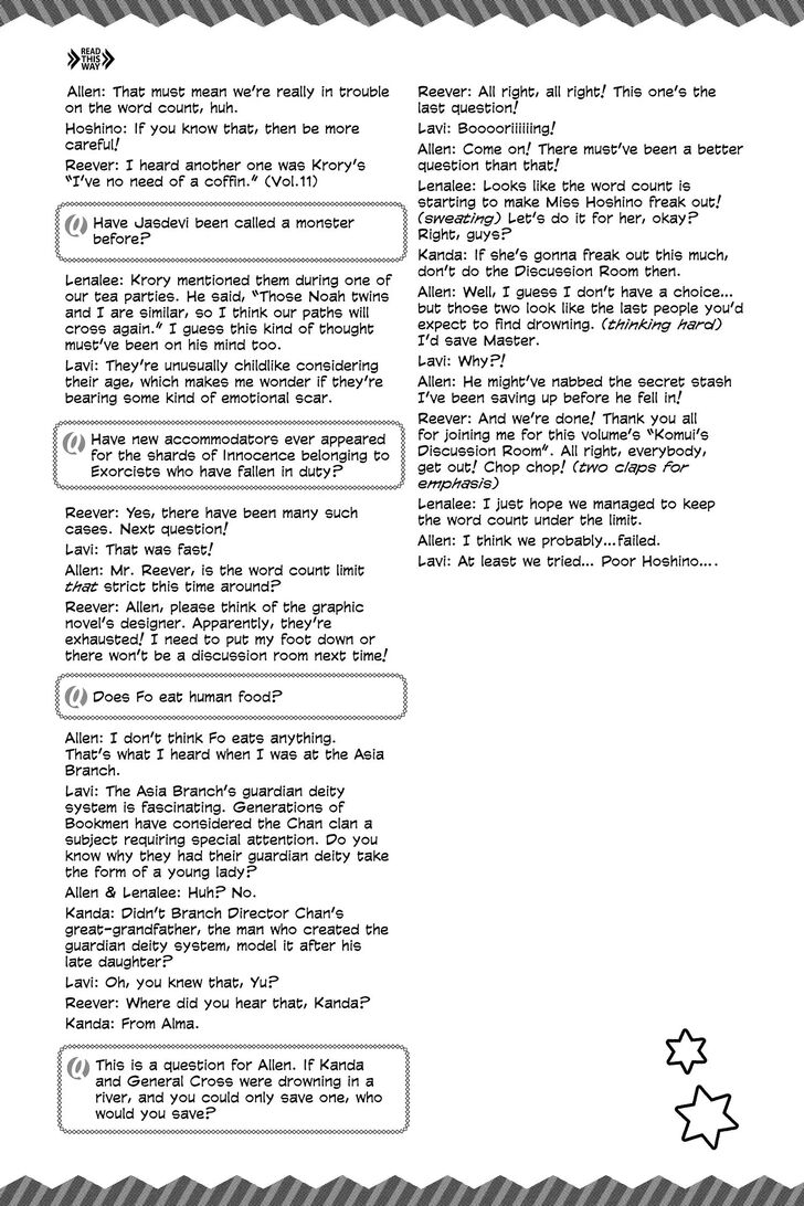 Read D.Gray-man EN Manga Online