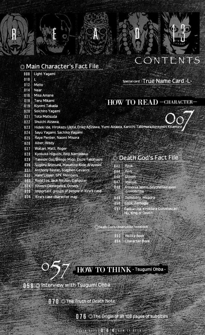 Read Death Note en Manga Online