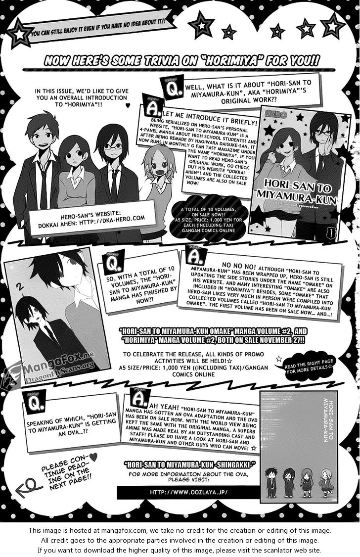 Read Horimiya EN Manga Online