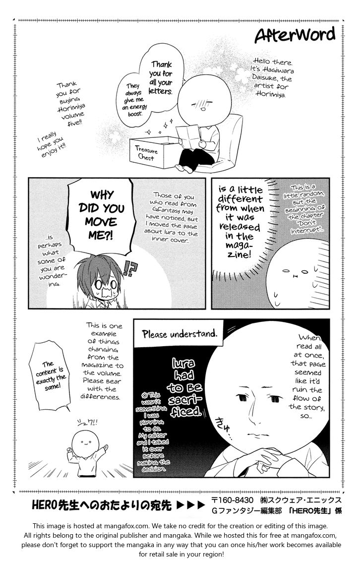 Read Horimiya EN Manga Online