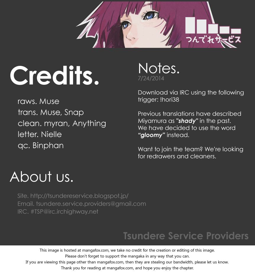Read Horimiya EN Manga Online