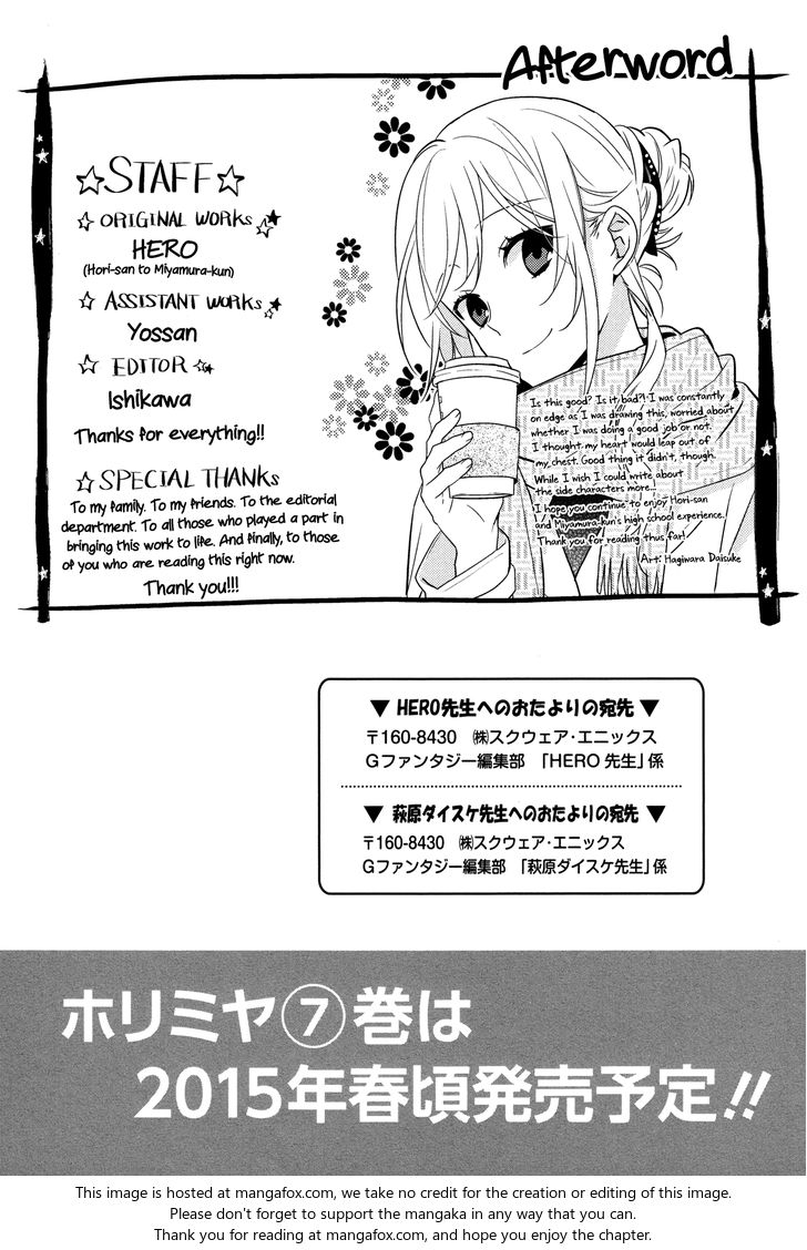 Read Horimiya EN Manga Online