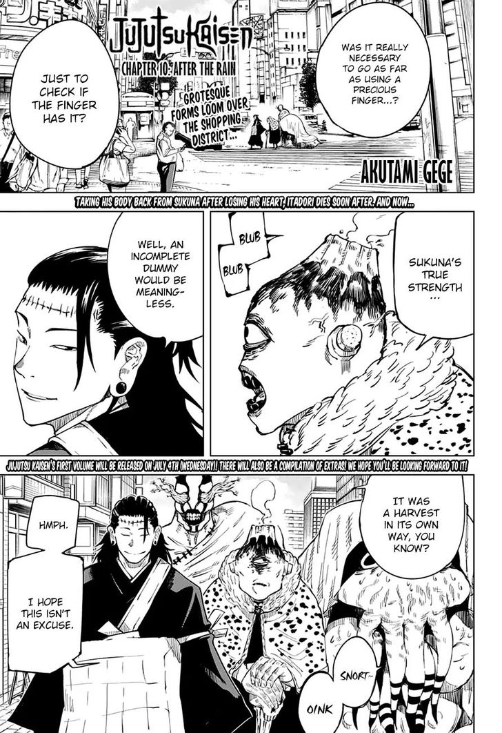 Read Jujutsu Kaisen en Manga Online
