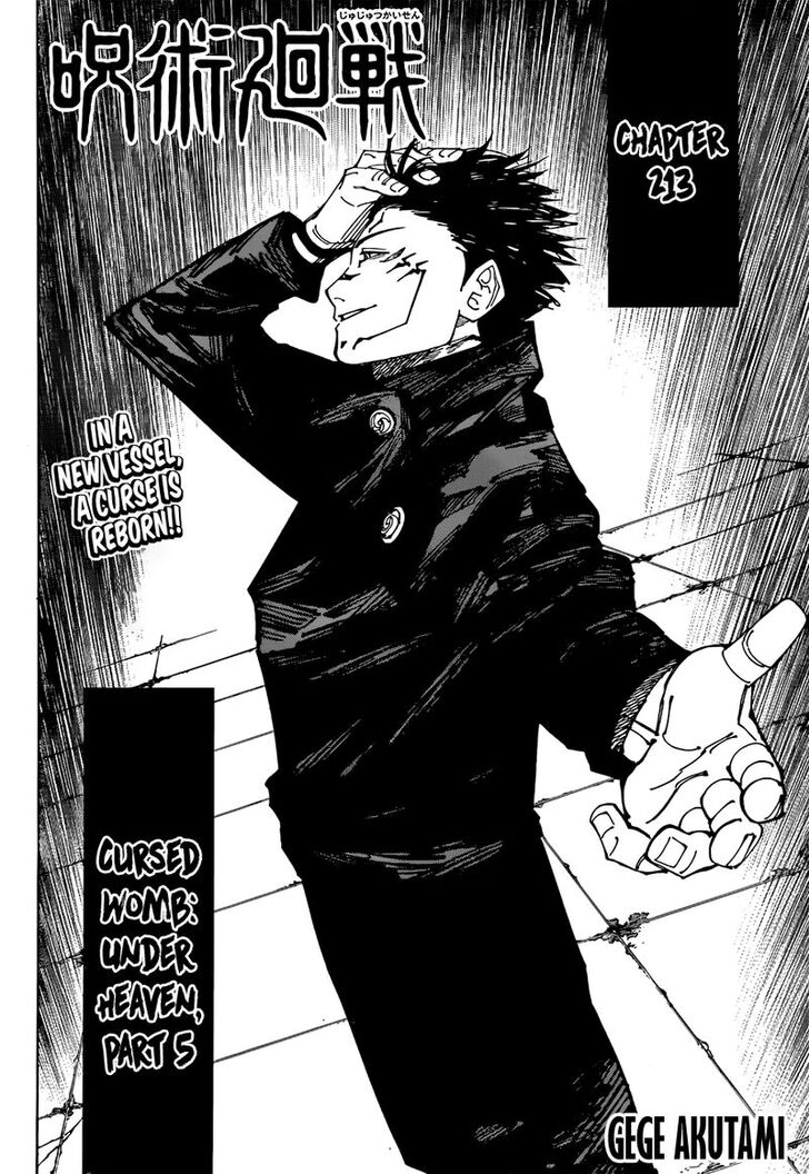 Read Jujutsu Kaisen en Manga Online