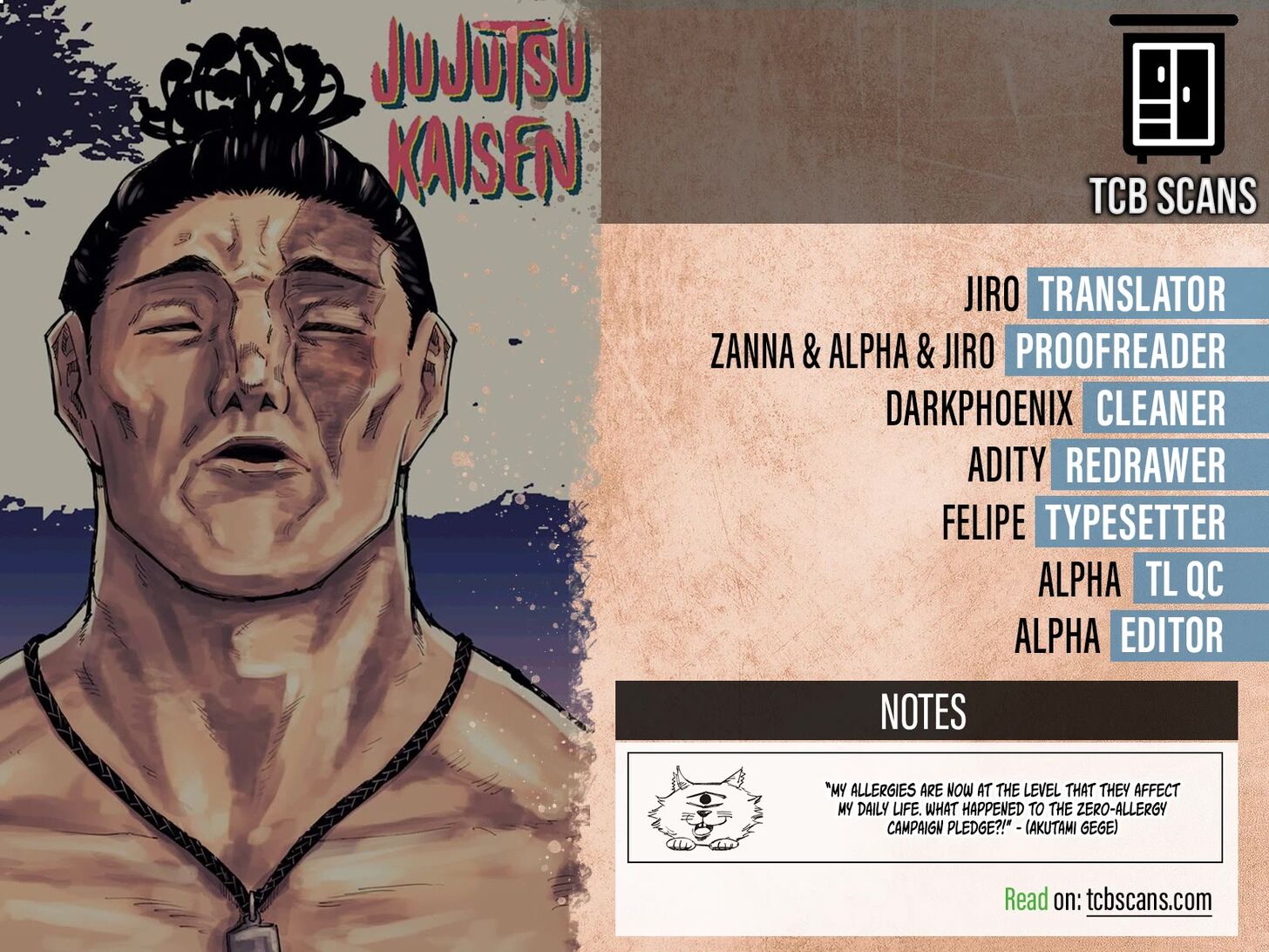 Read Jujutsu Kaisen en Manga Online