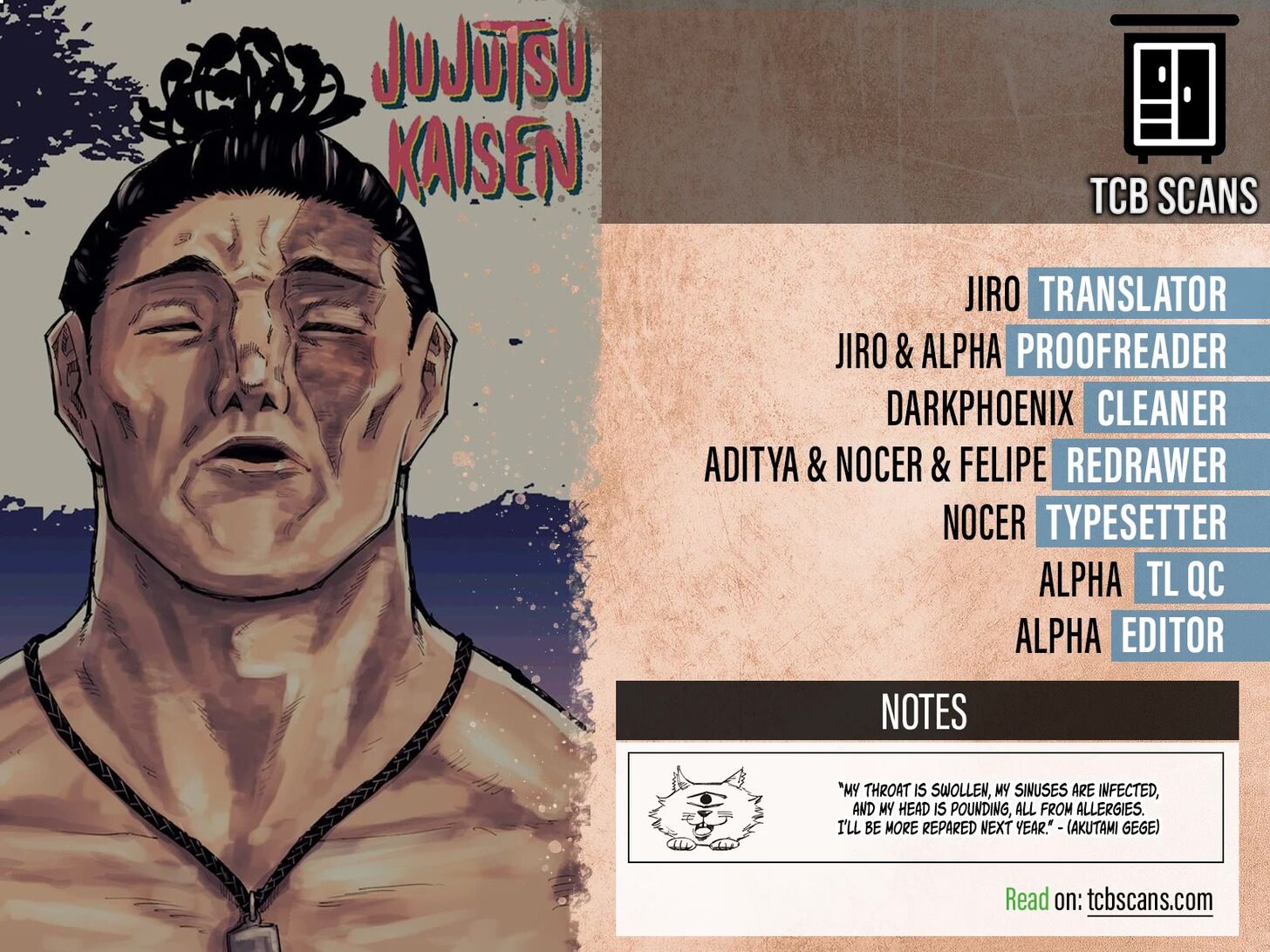 Read Jujutsu Kaisen en Manga Online