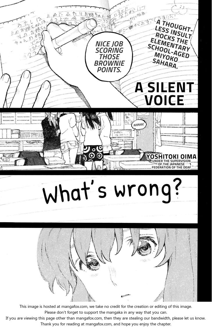 Read Koe no Katachi en Manga Online
