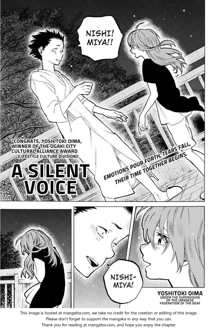 Read Koe no Katachi en Manga Online