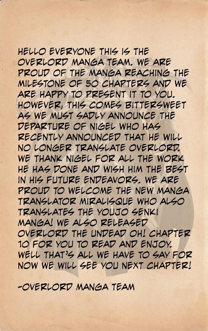 Read Overlord EN Manga Online