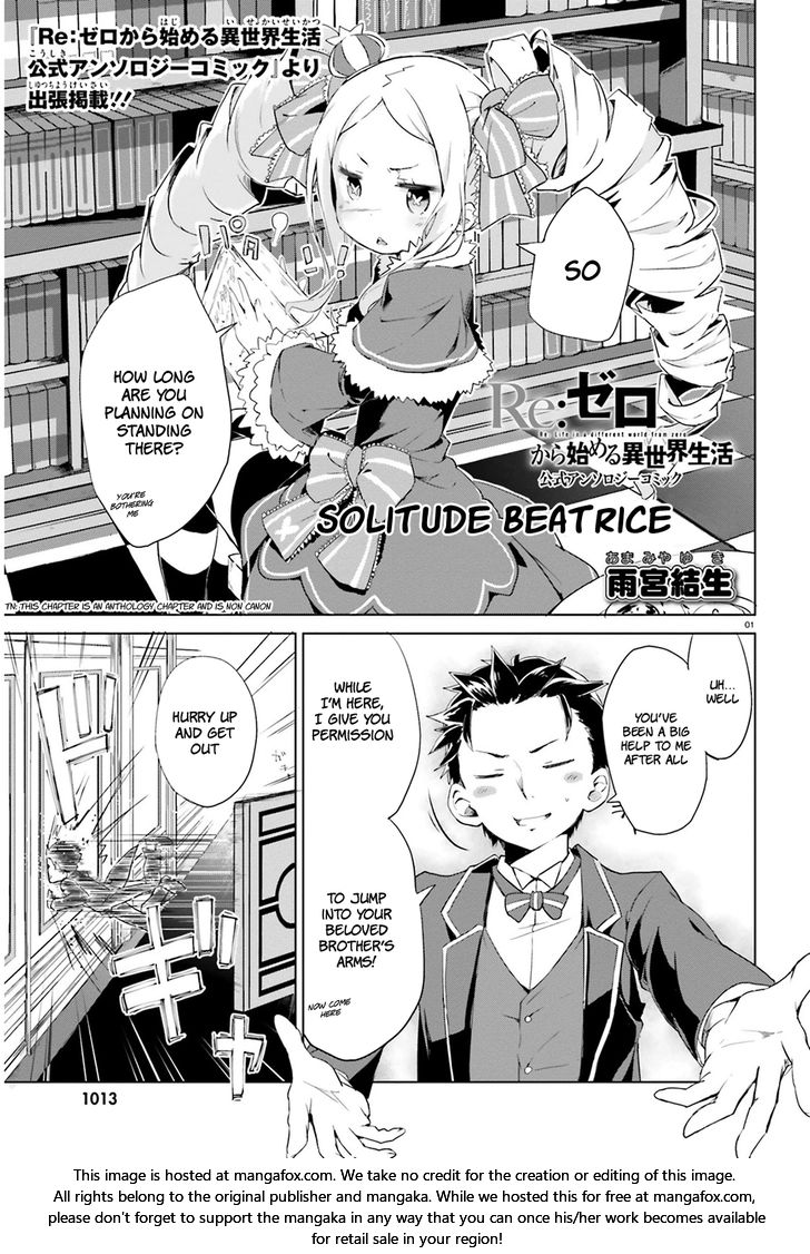 Read Re:Zero  Truth of Zero EN Manga Online
