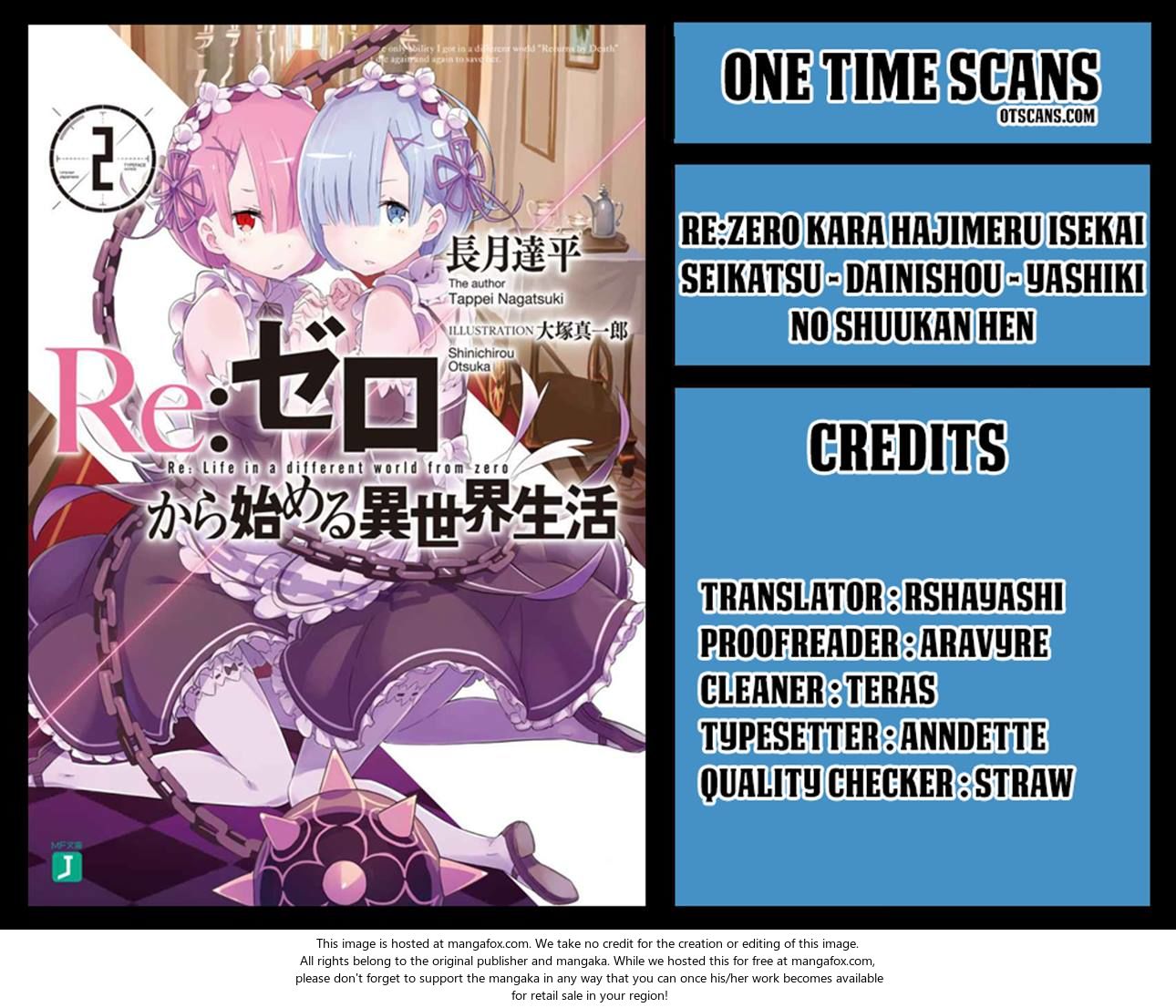 Read Re:Zero  Truth of Zero EN Manga Online