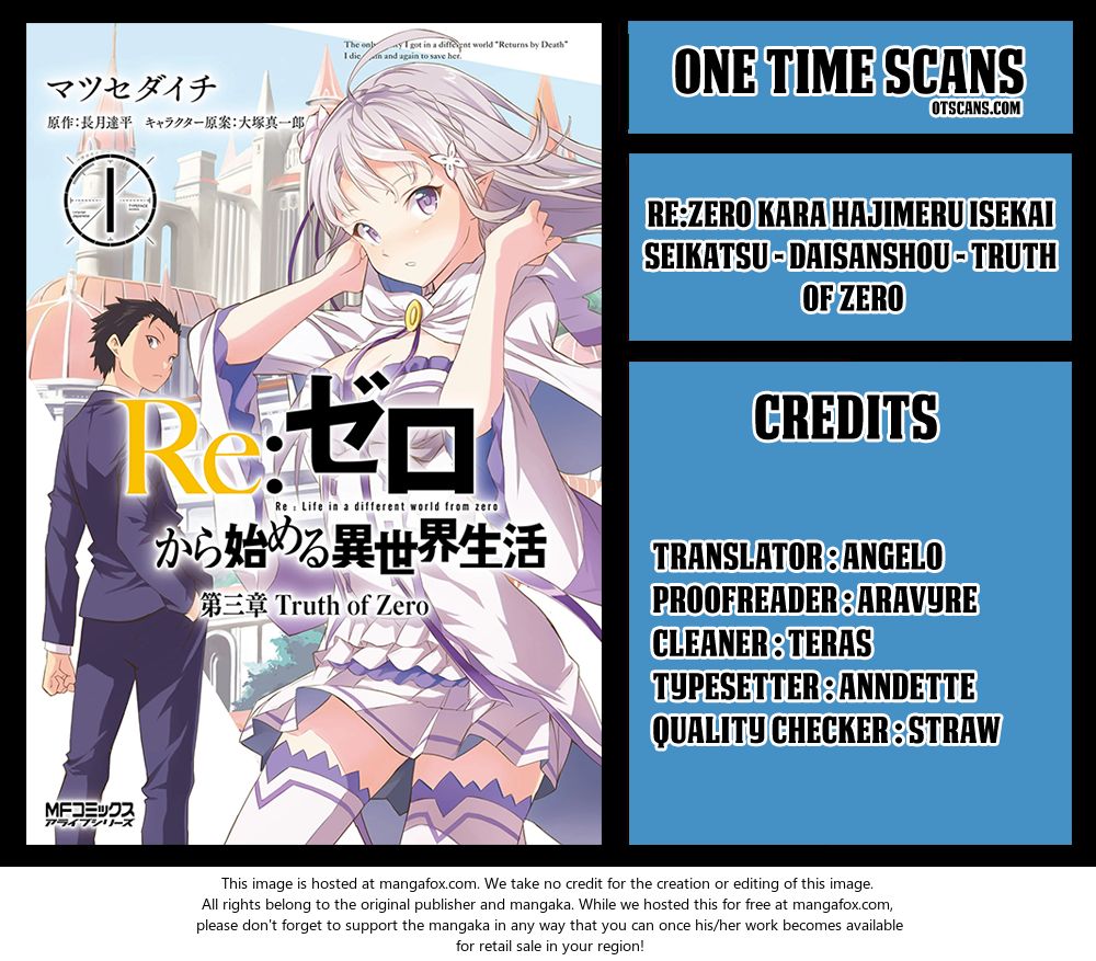 Read Re:Zero  Truth of Zero EN Manga Online
