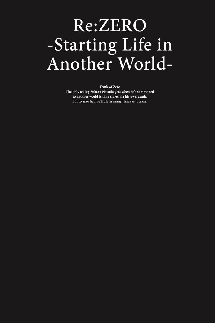 Read Re:Zero  Truth of Zero EN Manga Online