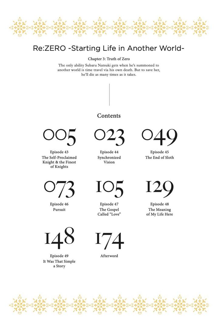 Read Re:Zero  Truth of Zero EN Manga Online