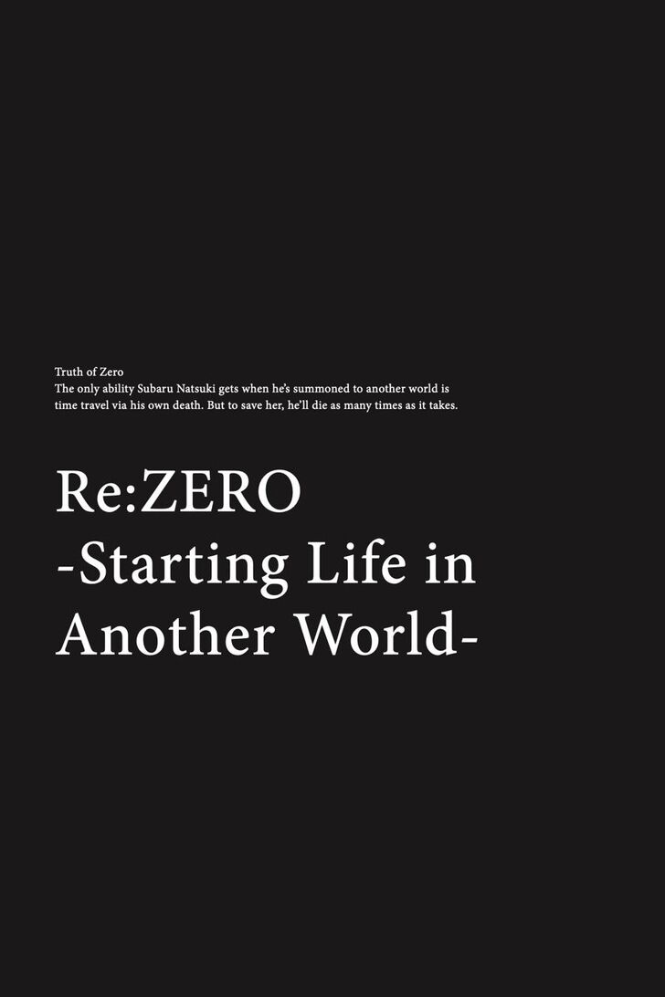 Read Re:Zero  Truth of Zero EN Manga Online