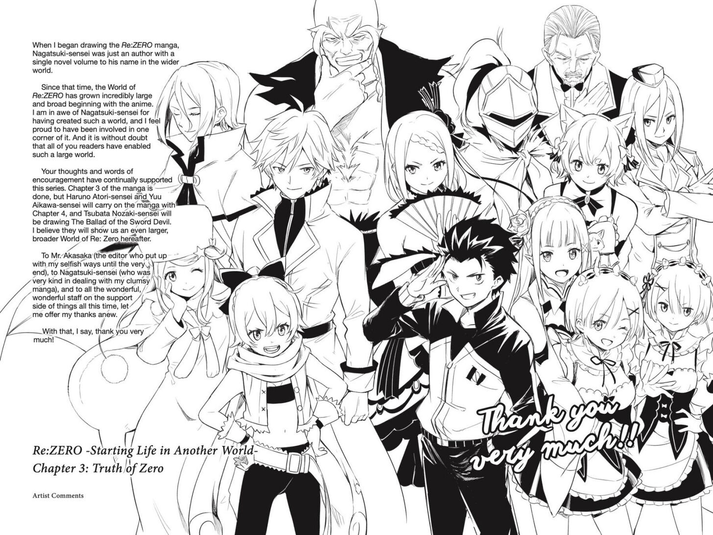 Read Re:Zero  Truth of Zero EN Manga Online