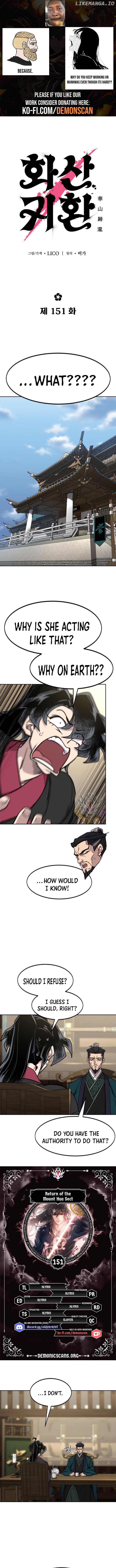 Read Return of the Mount Hua Sect en Manga Online