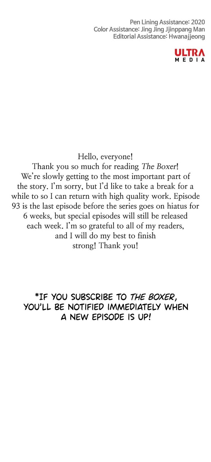 Read The Boxer en Manga Online