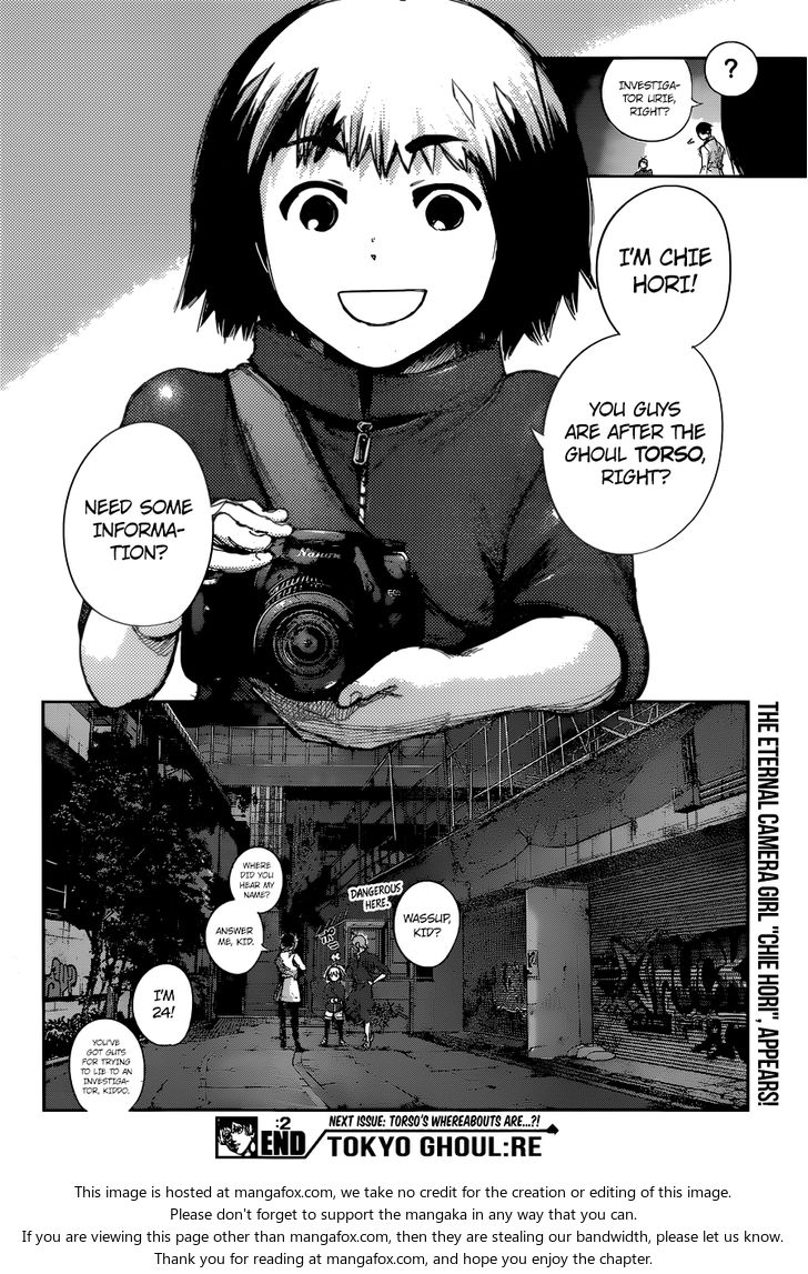 Read Tokyo Ghoul re en Manga Online