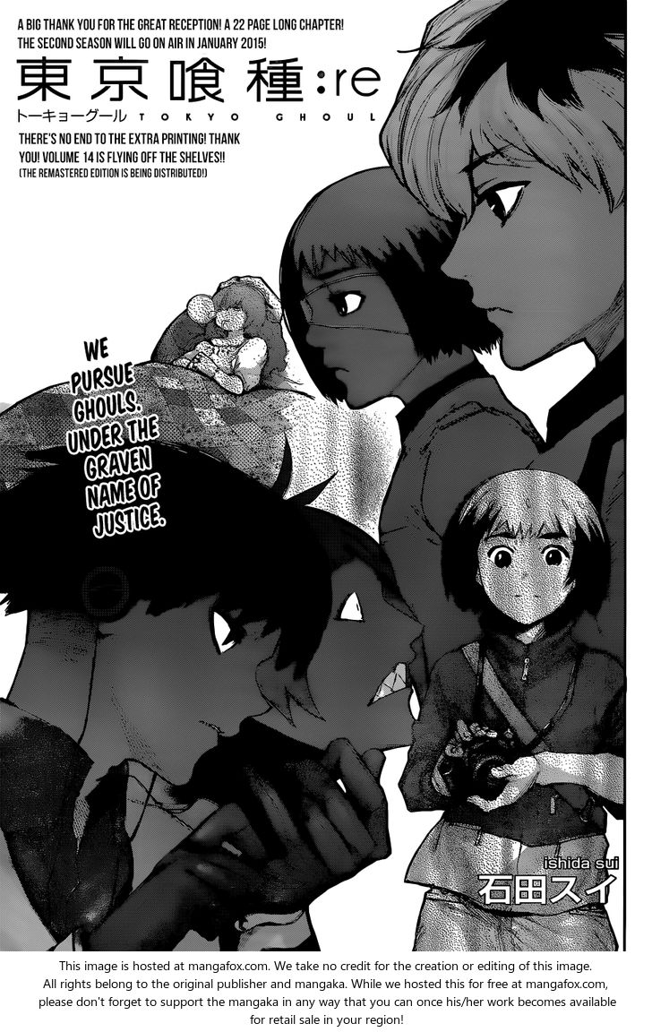 Read Tokyo Ghoul re en Manga Online