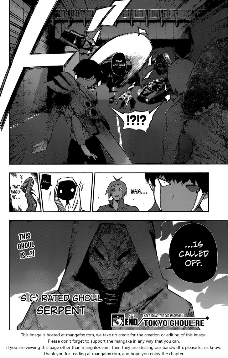 Read Tokyo Ghoul re en Manga Online