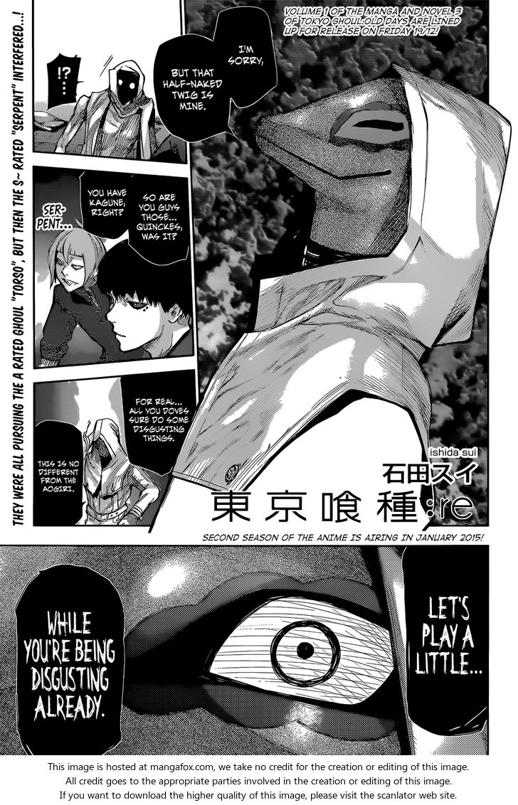 Read Tokyo Ghoul re en Manga Online