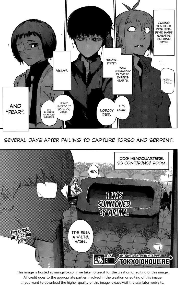 Read Tokyo Ghoul re en Manga Online