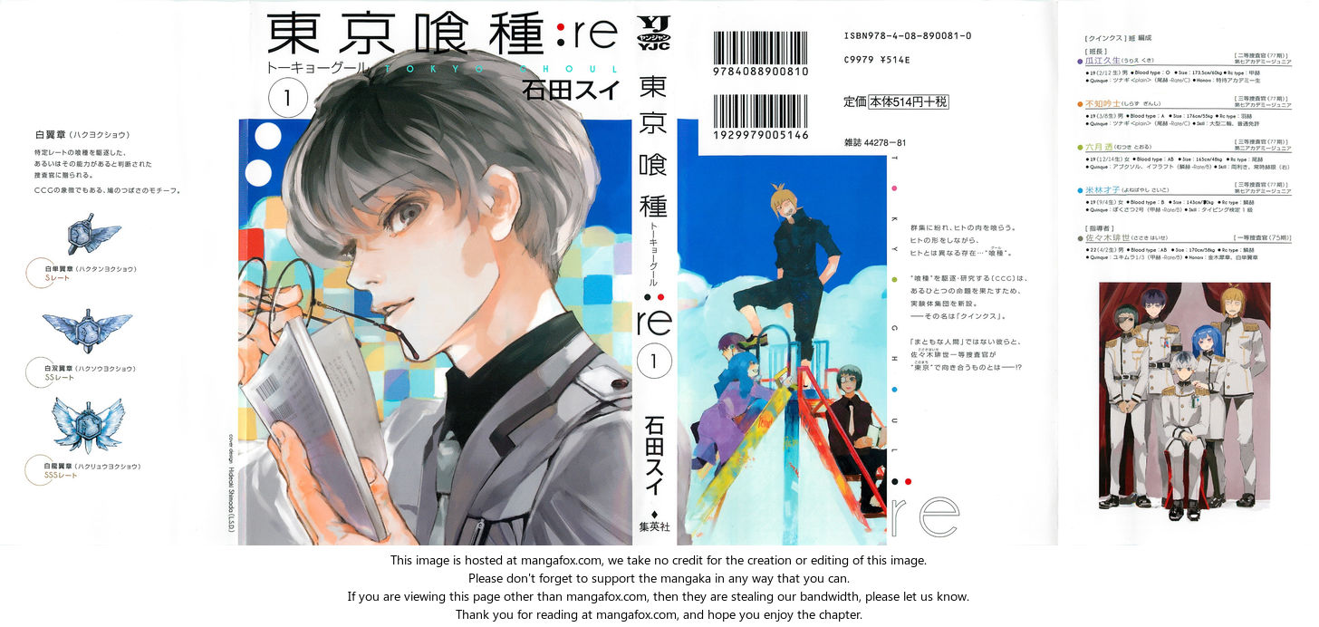 Read Tokyo Ghoul re en Manga Online