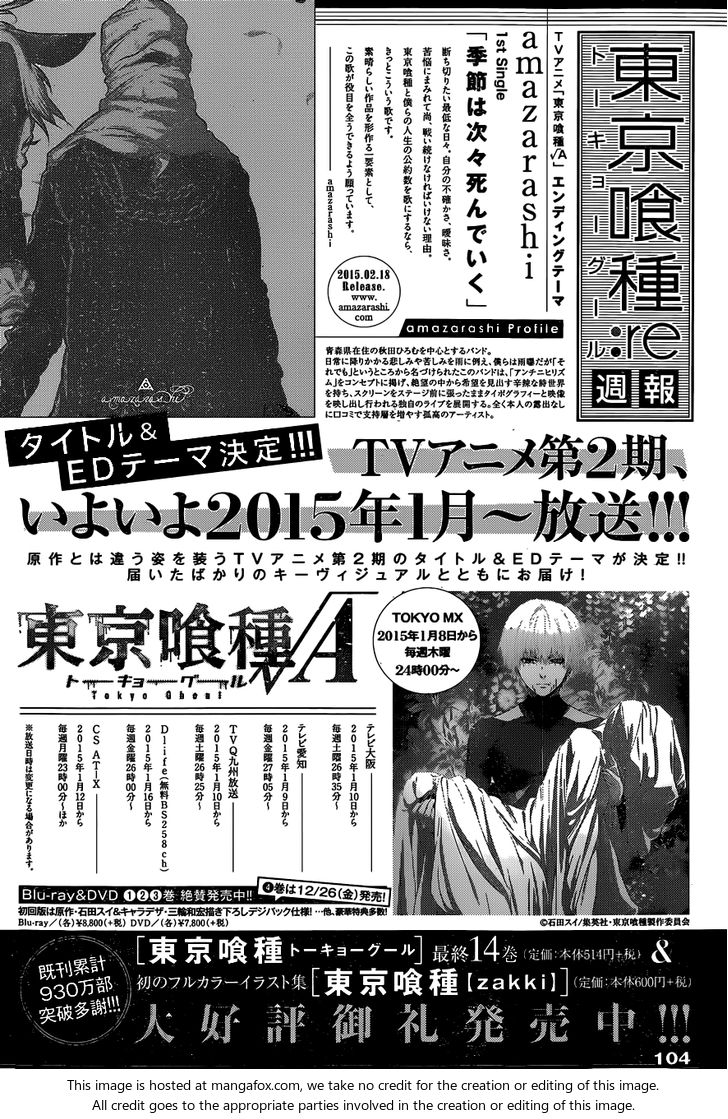 Read Tokyo Ghoul re en Manga Online