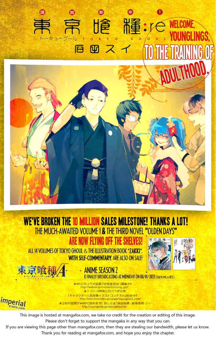 Read Tokyo Ghoul re en Manga Online