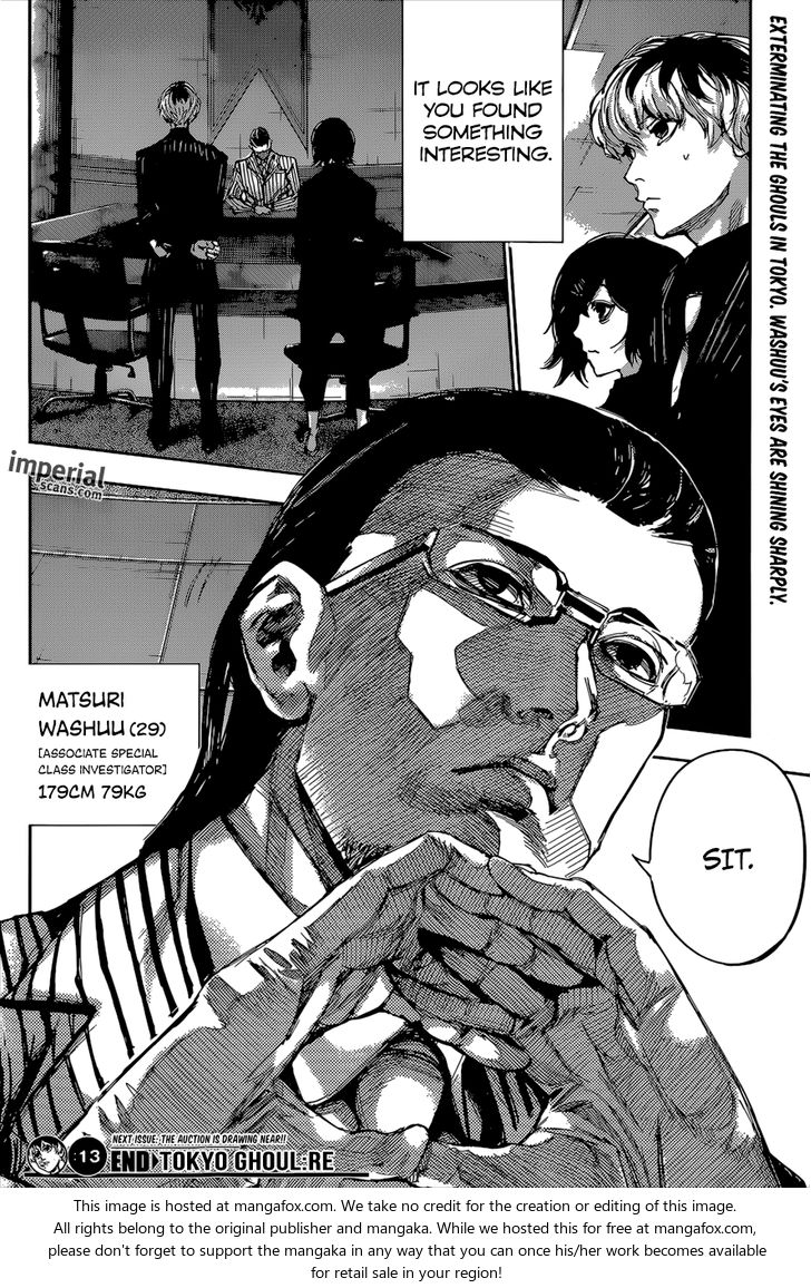 Read Tokyo Ghoul re en Manga Online