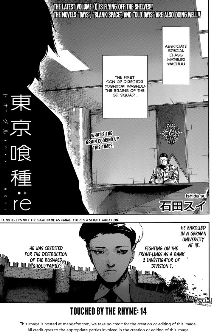 Read Tokyo Ghoul re en Manga Online