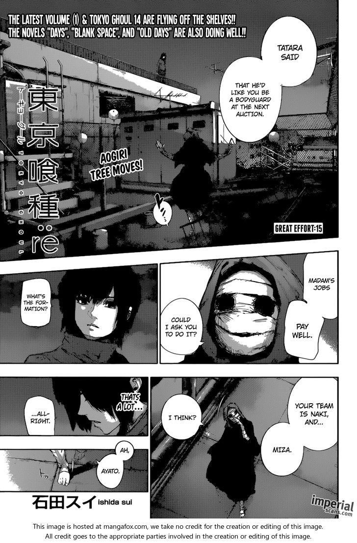 Read Tokyo Ghoul re en Manga Online