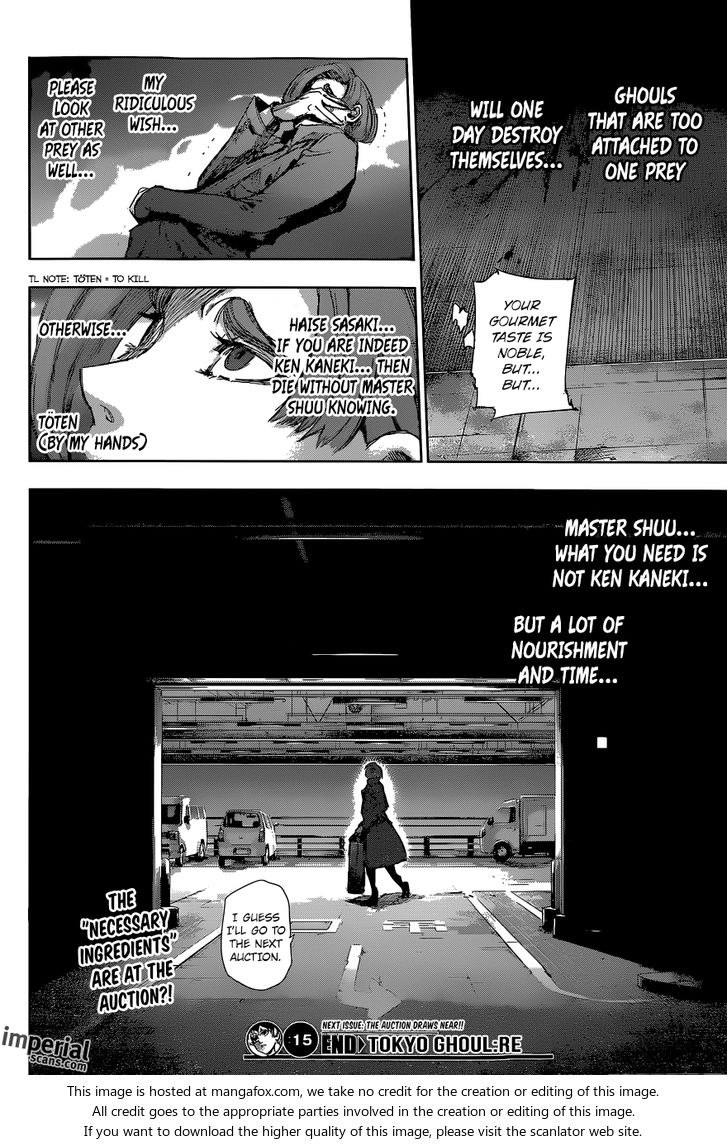 Read Tokyo Ghoul re en Manga Online