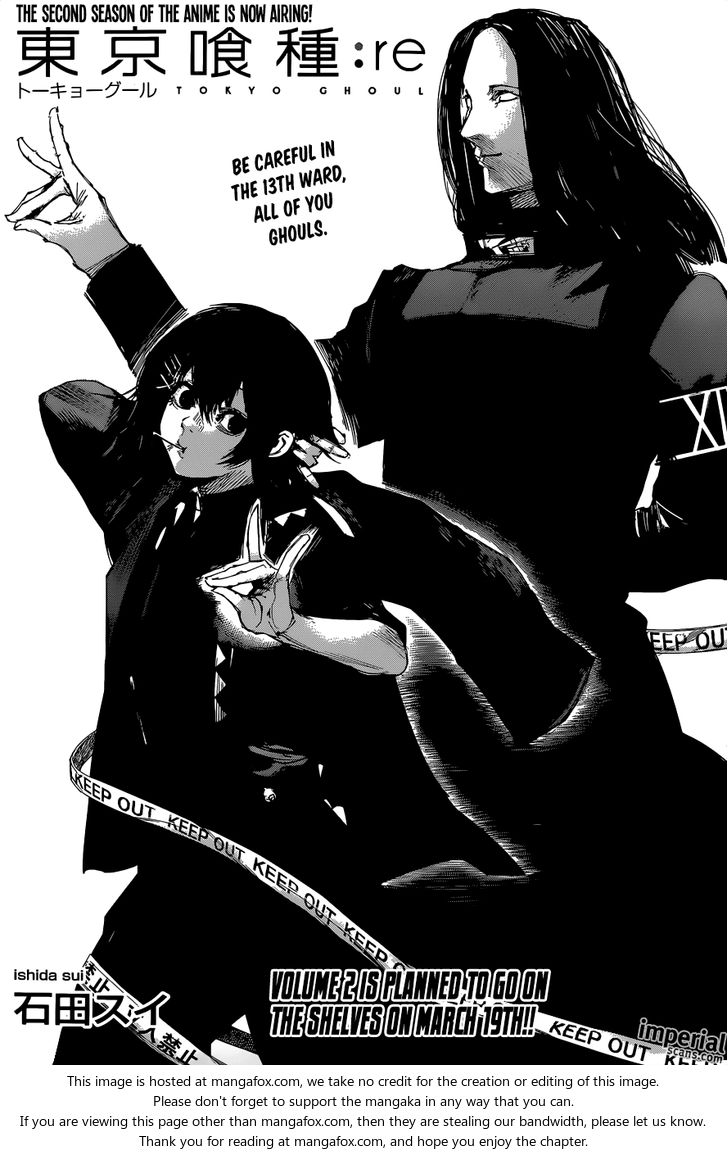 Read Tokyo Ghoul re en Manga Online