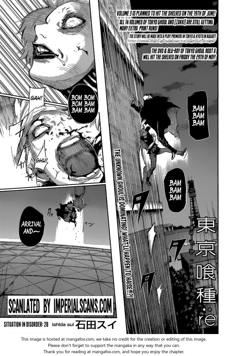 Read Tokyo Ghoul re en Manga Online